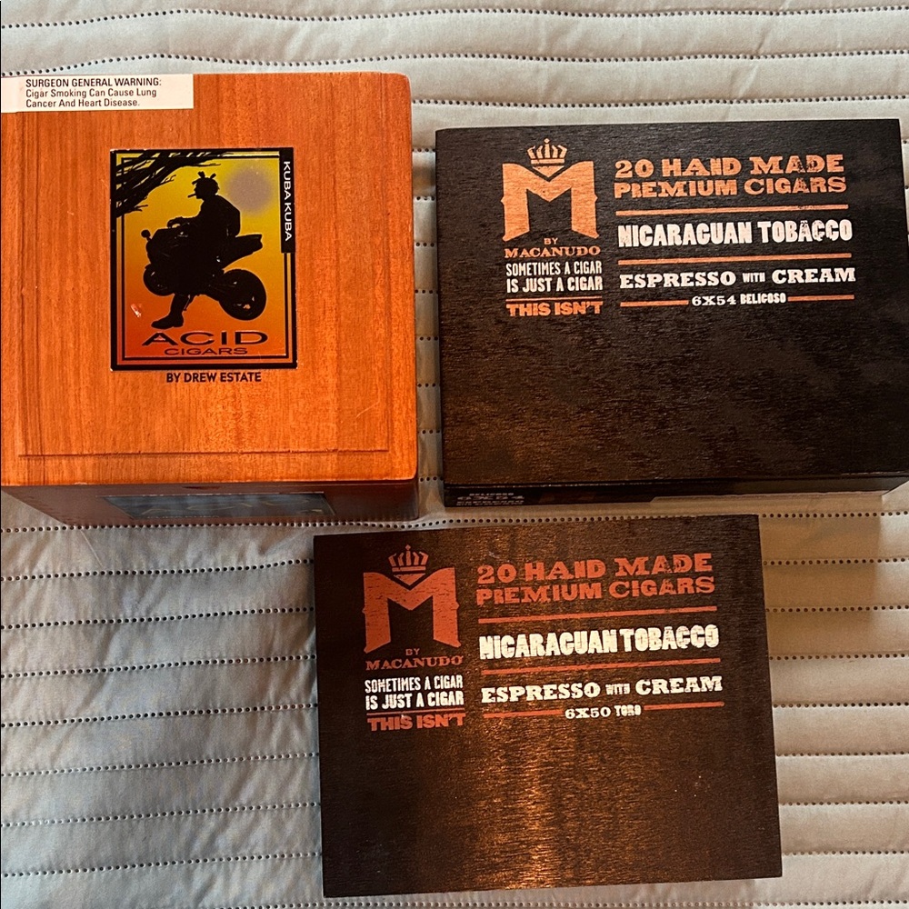 Wooden Cigar Storage Box , must See pictures for craft. Or storage